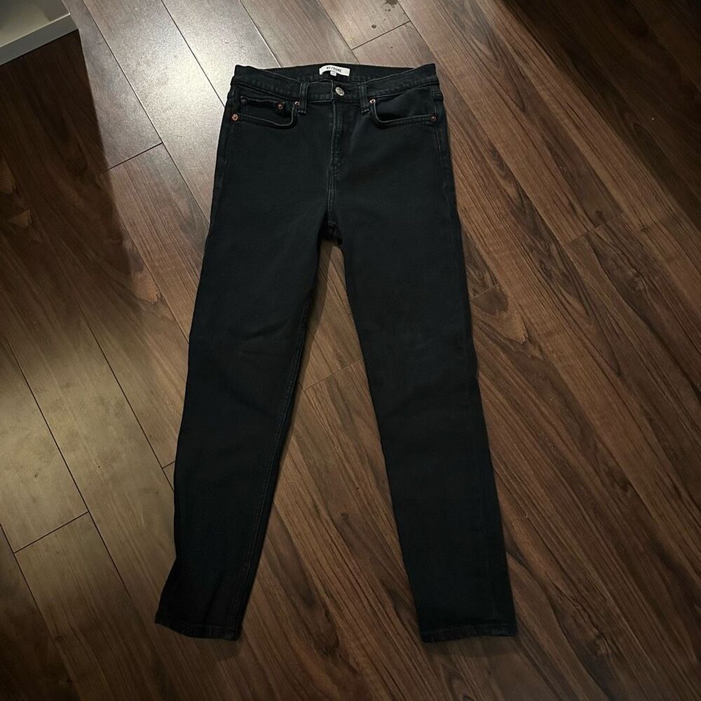 Re/Done Originals high rise jeans 27 dark wash